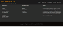 Tablet Screenshot of geopowergroup.com